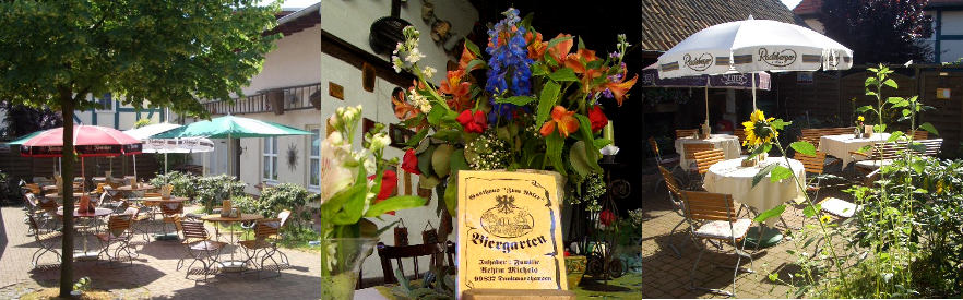 Unser gemütlicher Biergarten